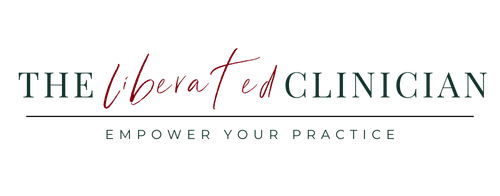 The Liberated clinician website logo - transparent background