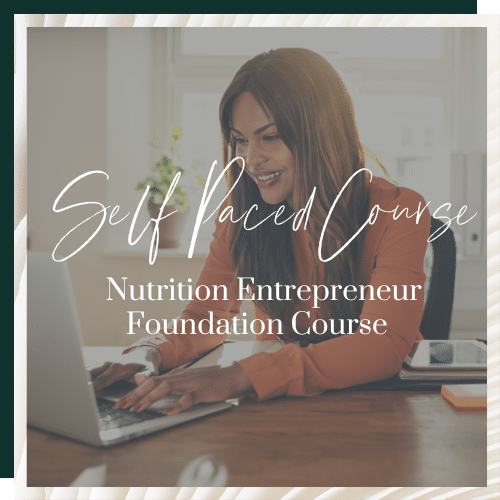 Nutrition entrepreneur Foundation Course